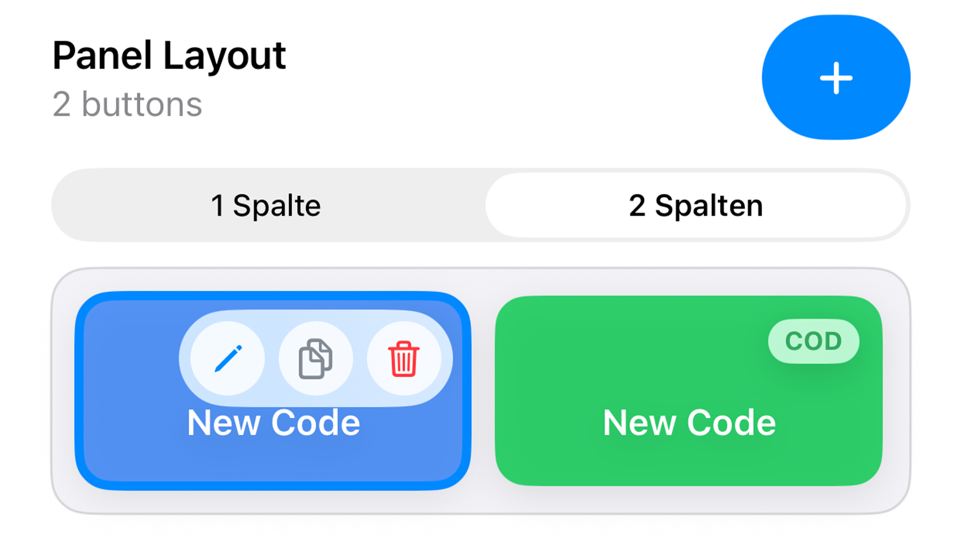 Live Tagging Grid in Coder Phone