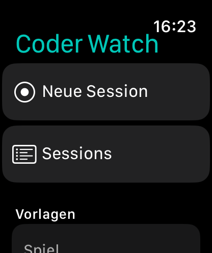 Coder Watch Startseite