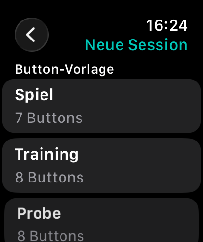 Vorlagenauswahl auf Coder Watch